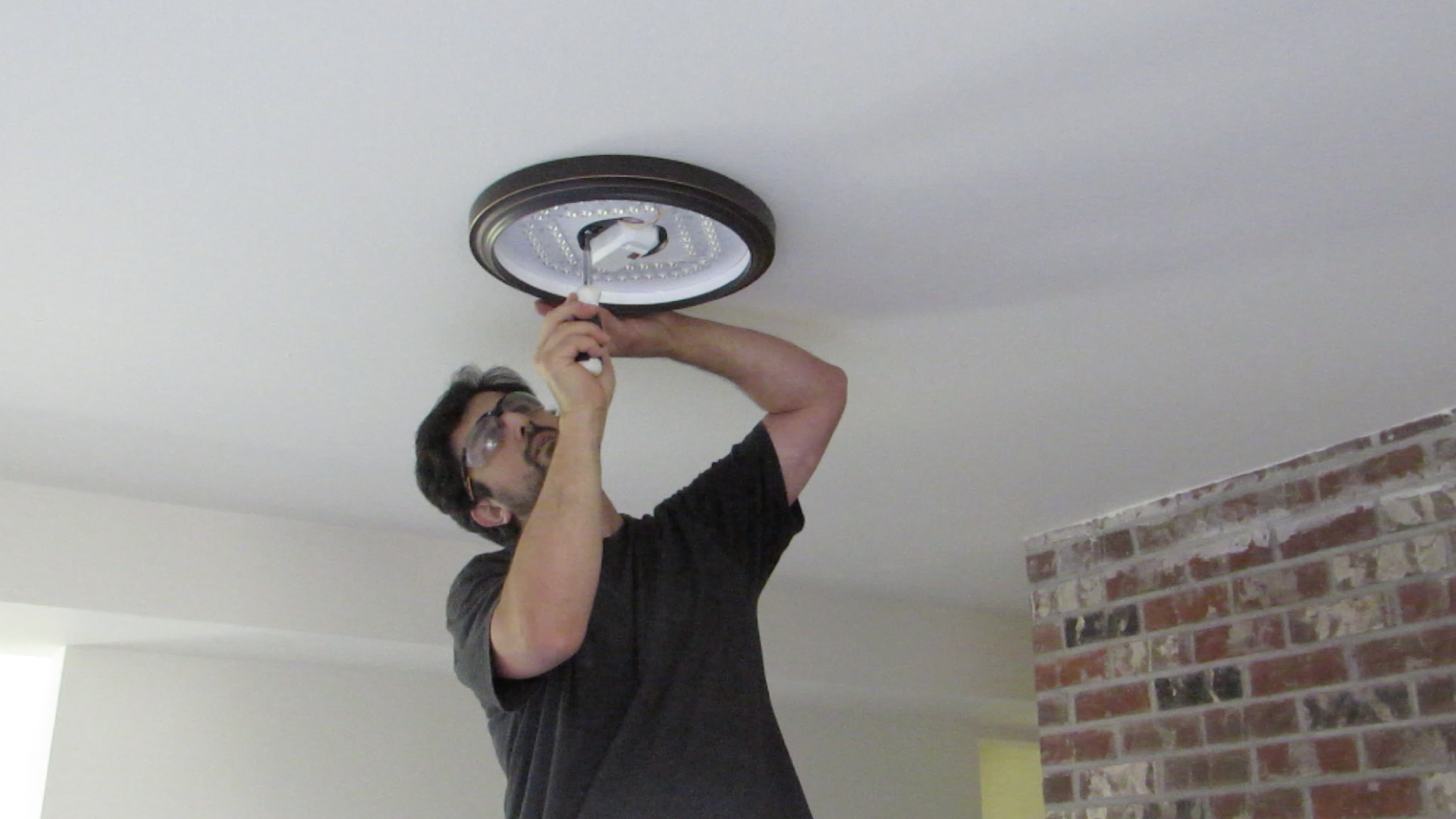 Installing a light fixture